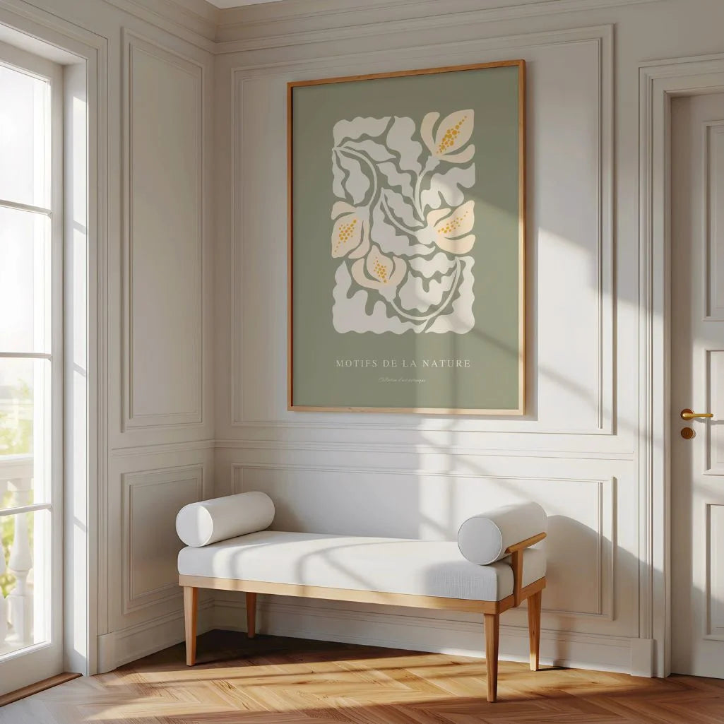 Retro Calla Lilies Poster