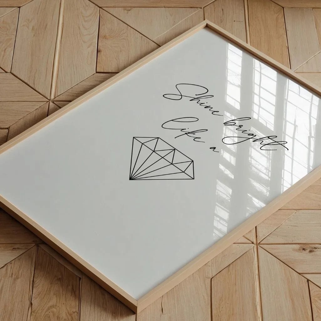 Shine Bright Like A Diamond Poster