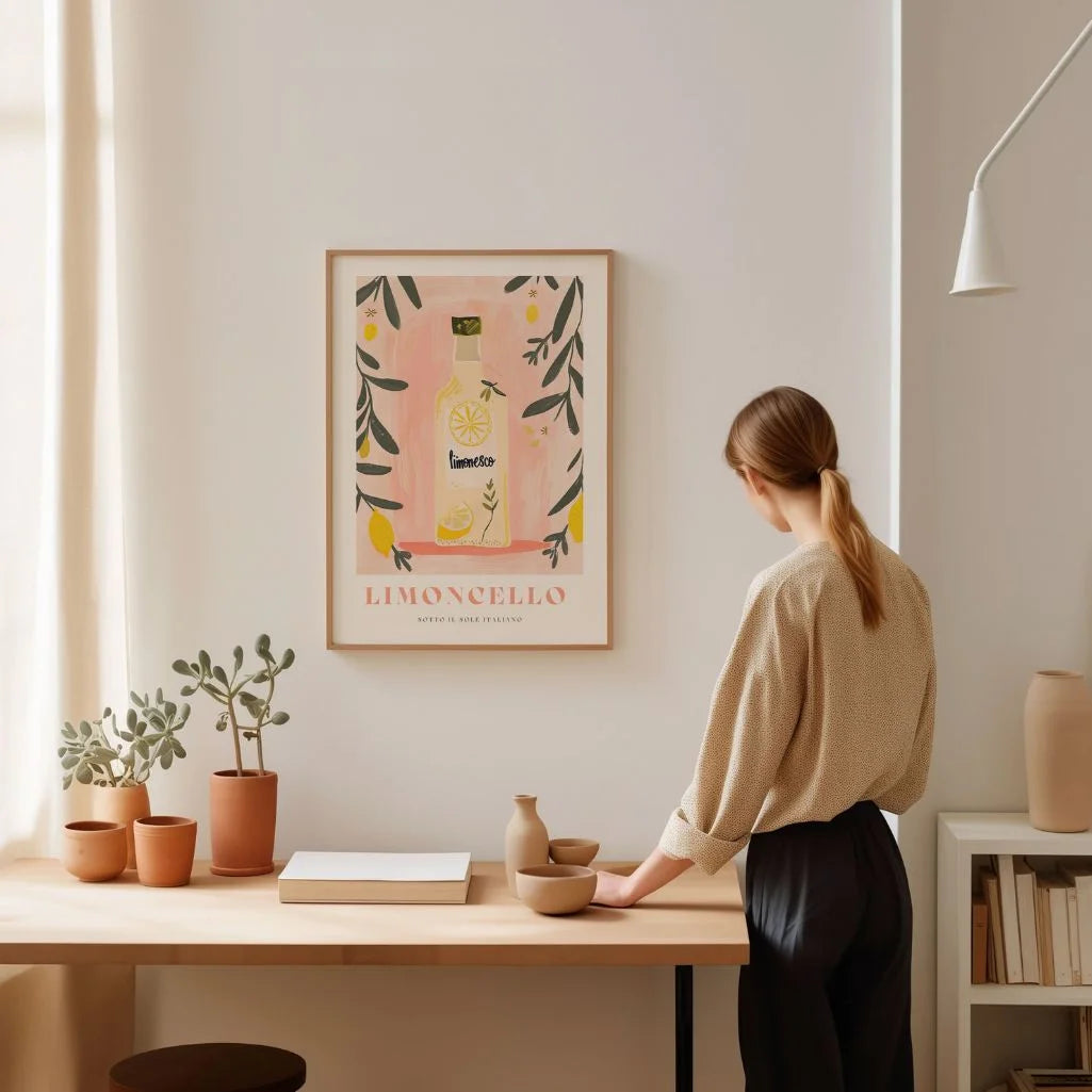 Poster Limoncello Mediterraneo