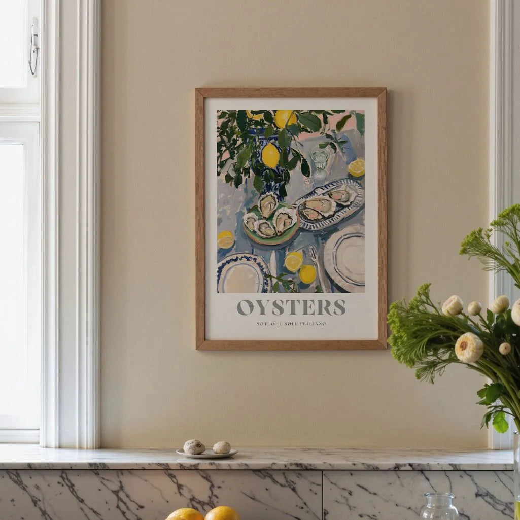 Poster Ostriche Mediterranee