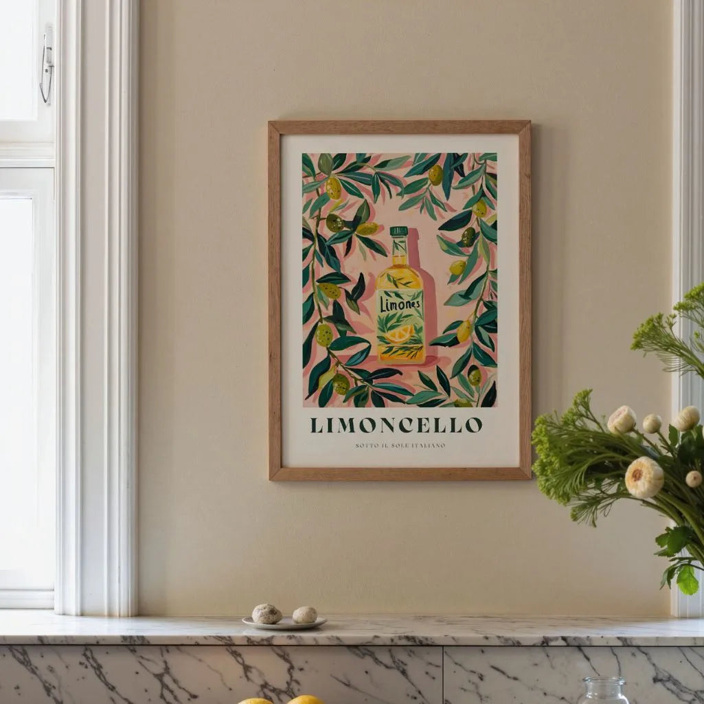 Poster Illustrazione Limoncello