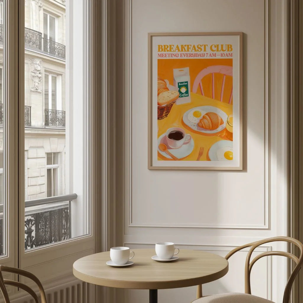 Poster Club Colazione