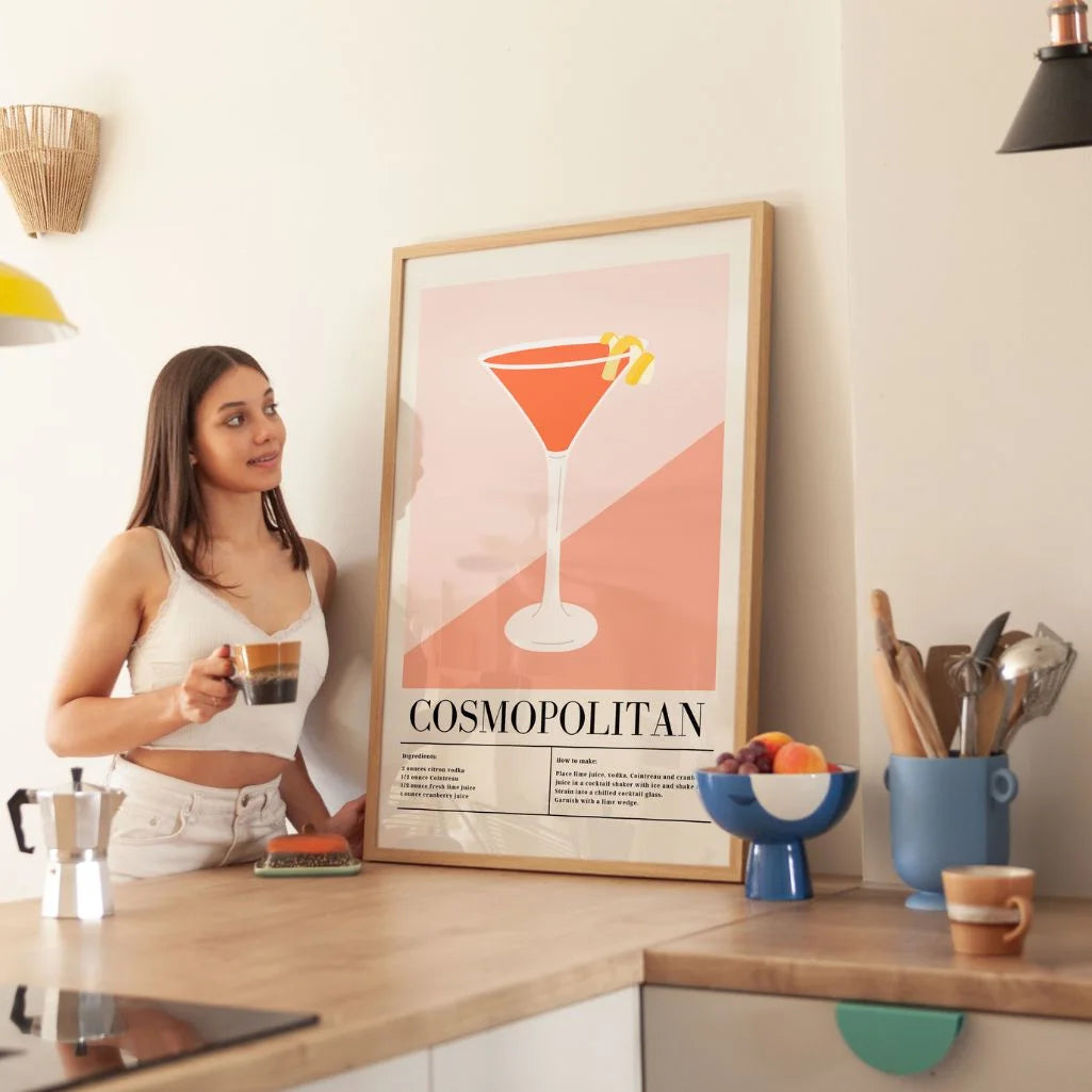 Poster Cocktail Cosmopolitan