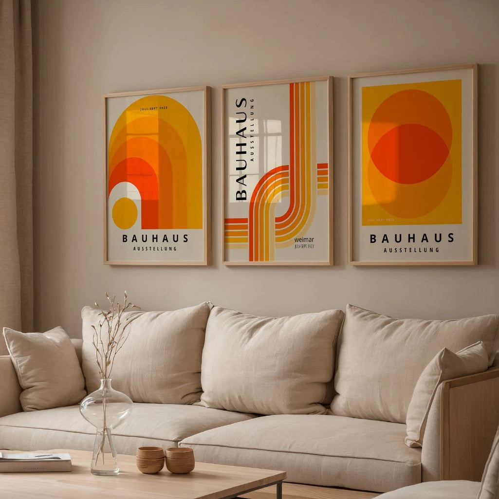 Form Energy Bauhaus Poster Set of 3