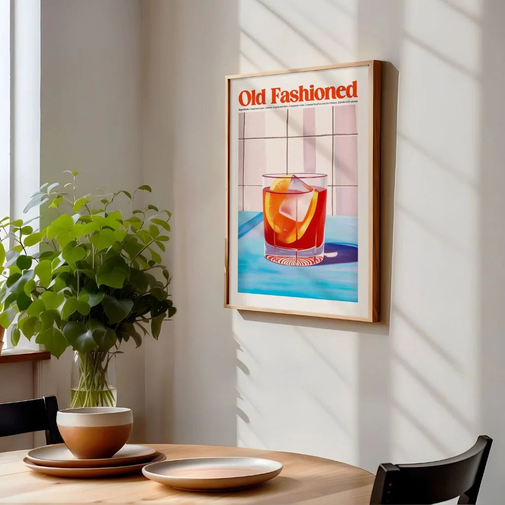 Poster Old Fashioned Sunset