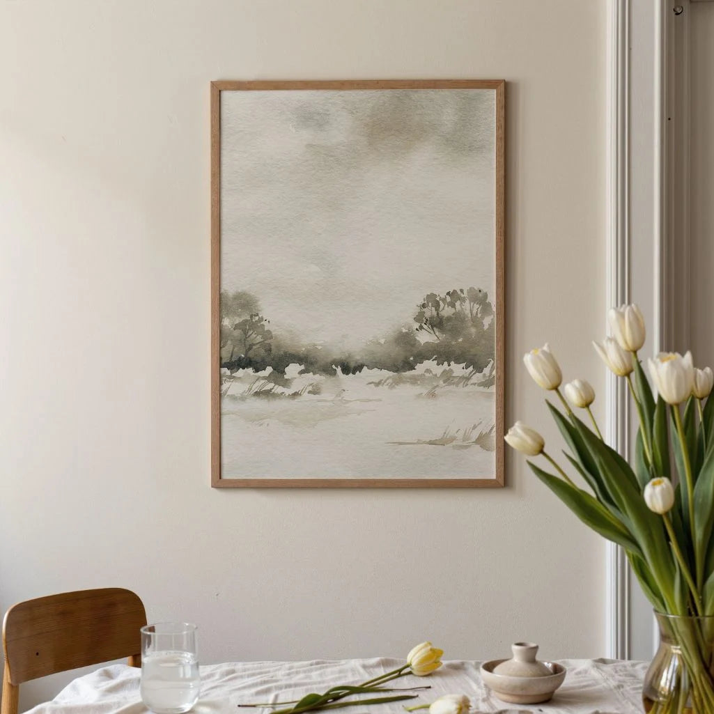 Watercolor Landscape Poster