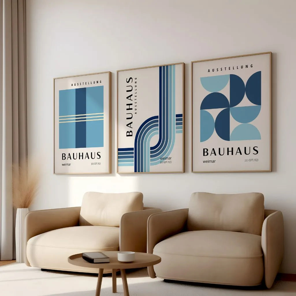Bauhaus Weimar Rhythm – Set da 3 poster
