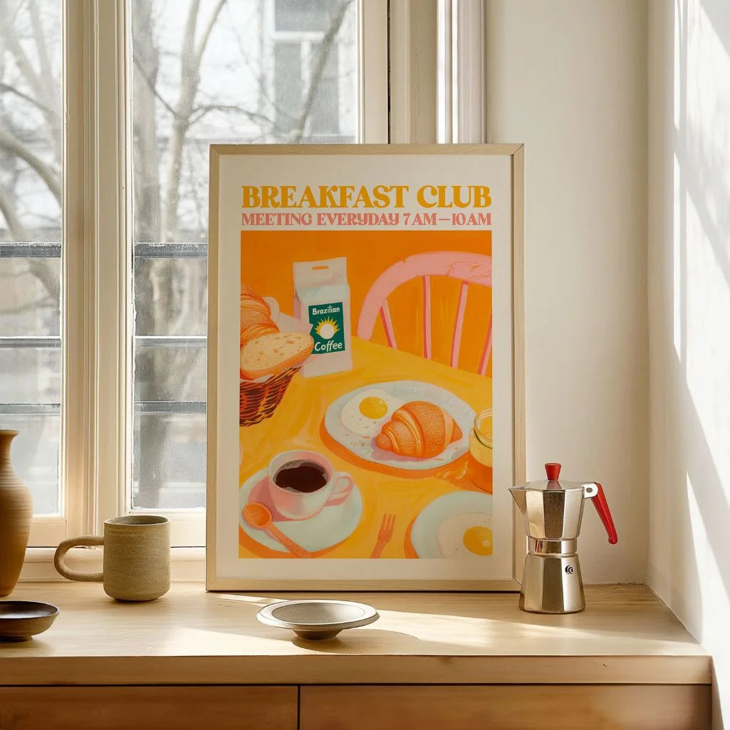 Poster Club Colazione