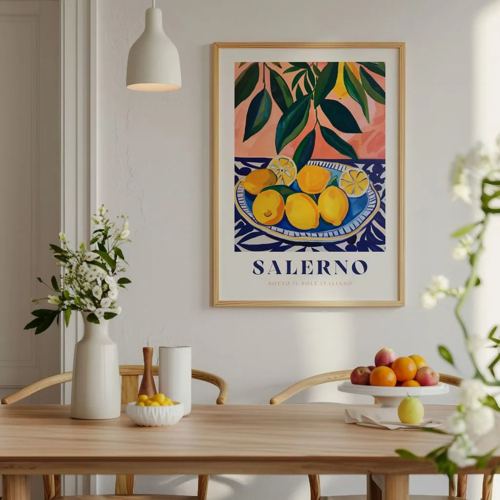 Poster Piatto Limoni Salerno
