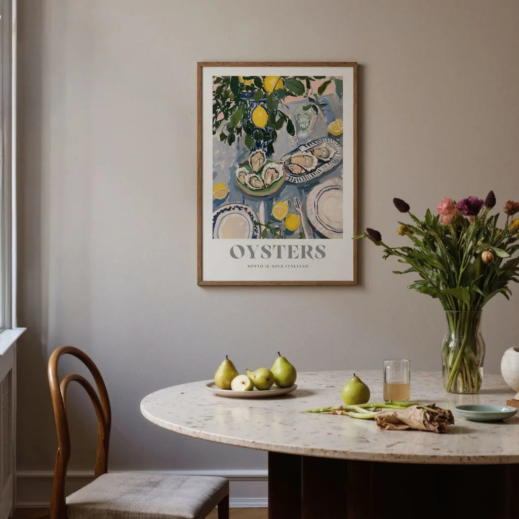 Poster Ostriche Mediterranee