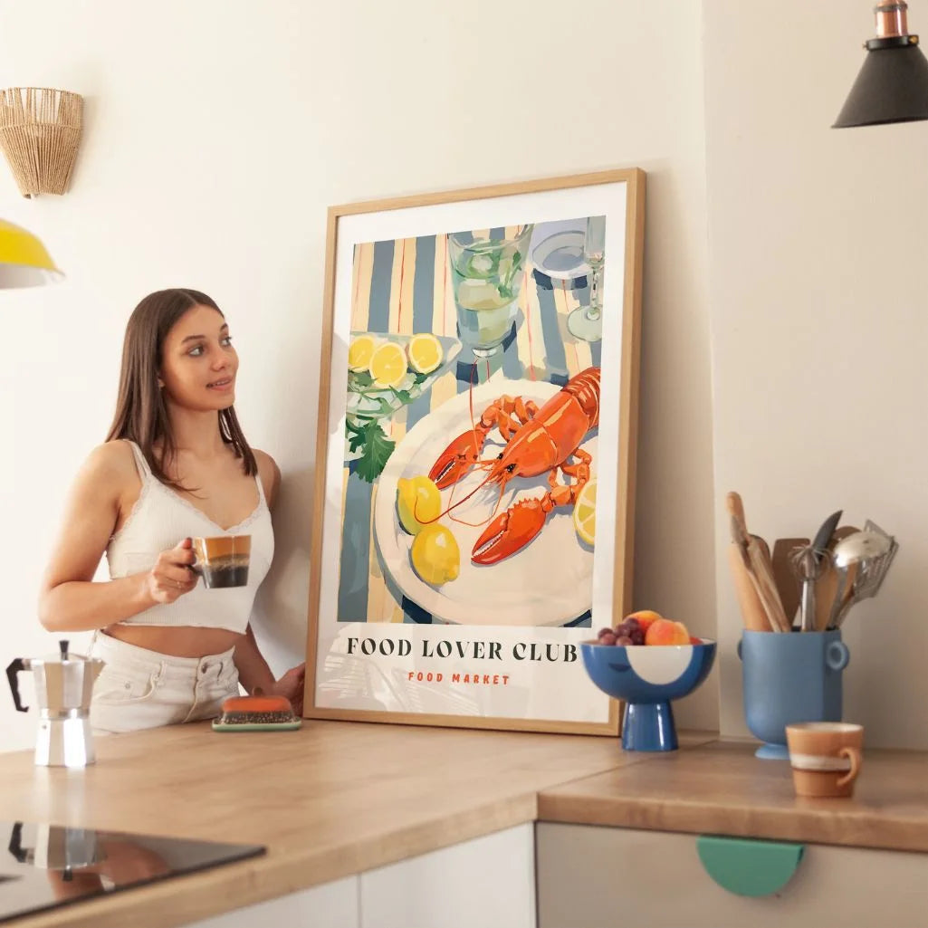 Poster Aragosta E Limoni