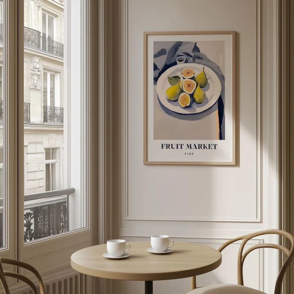 Figs on a Plate Poster