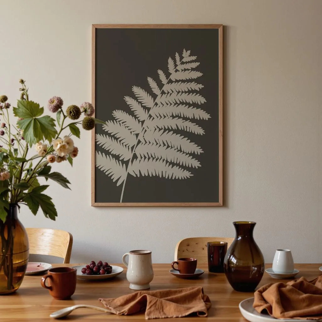 Minimalist Fern Poster