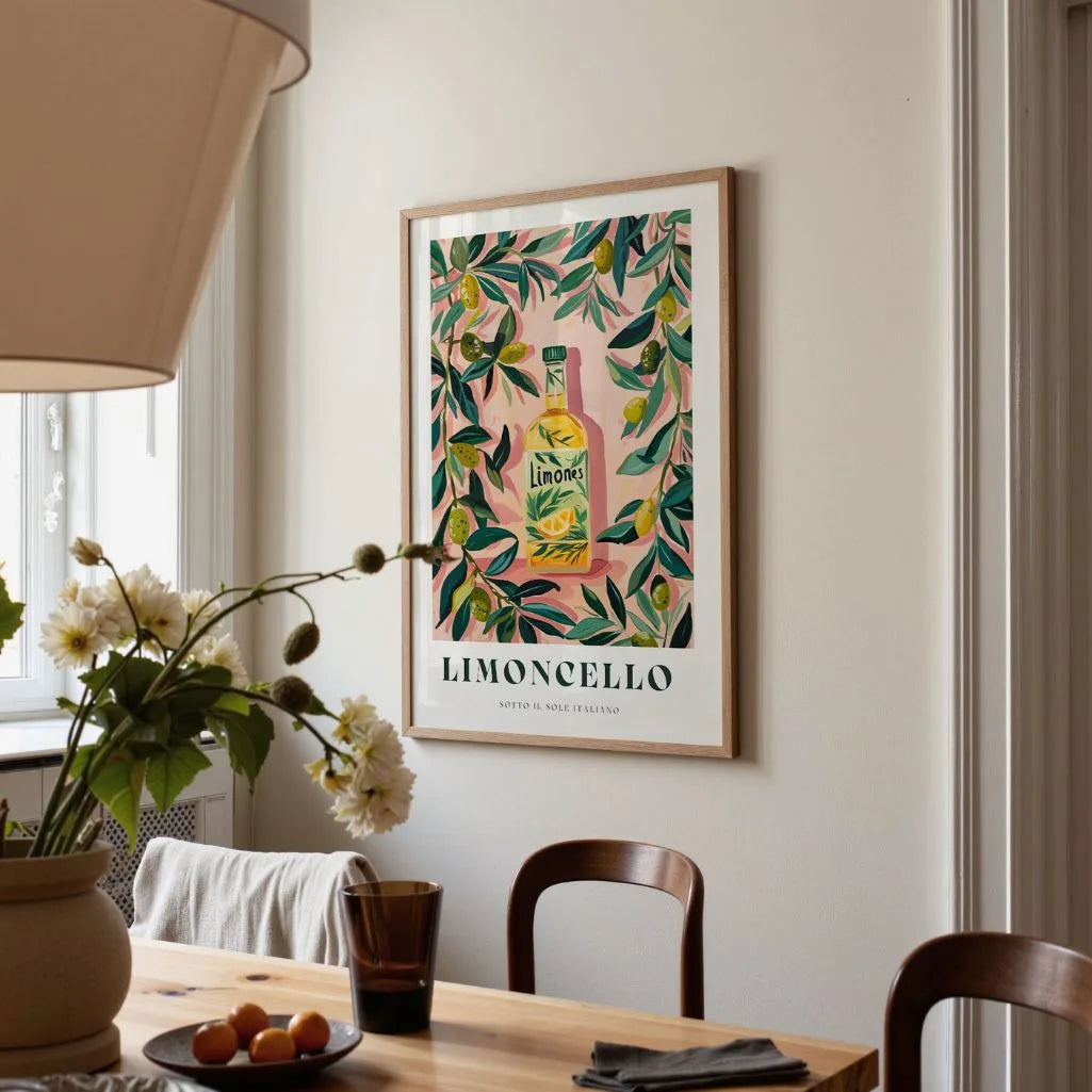 Poster Illustrazione Limoncello