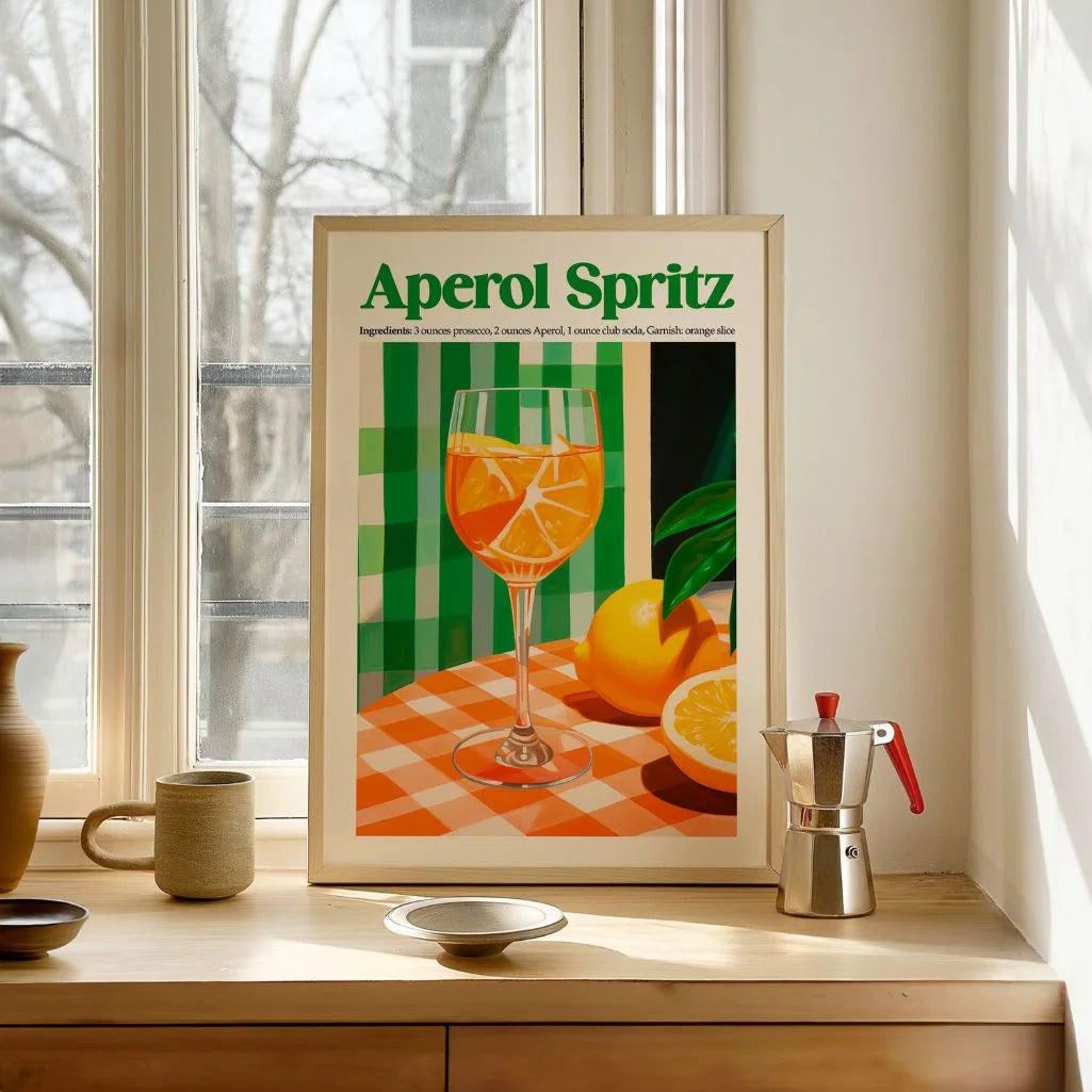 Aperol Spritz Citrus Poster