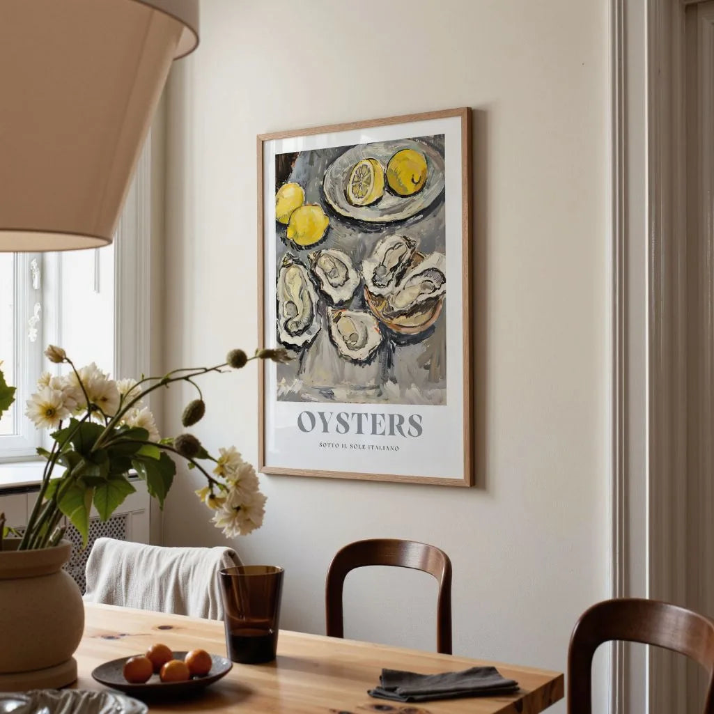 Poster Ostriche-Limoni Classico