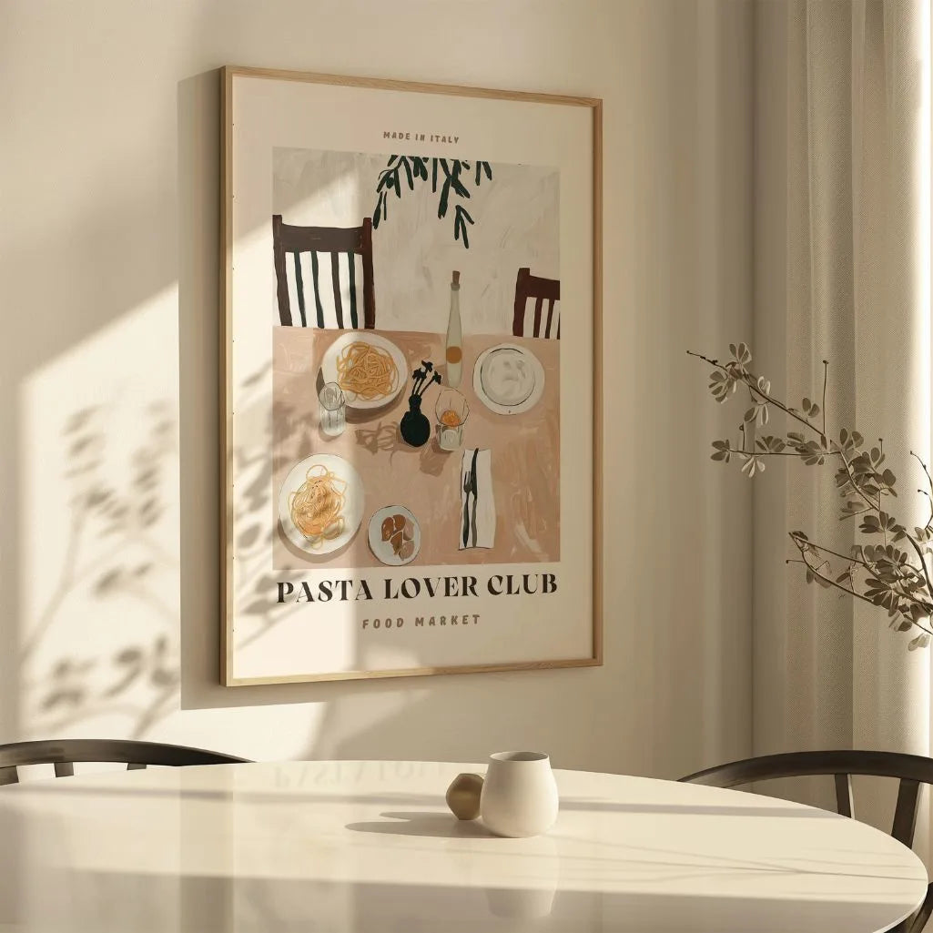 Poster con Pasta Italiana