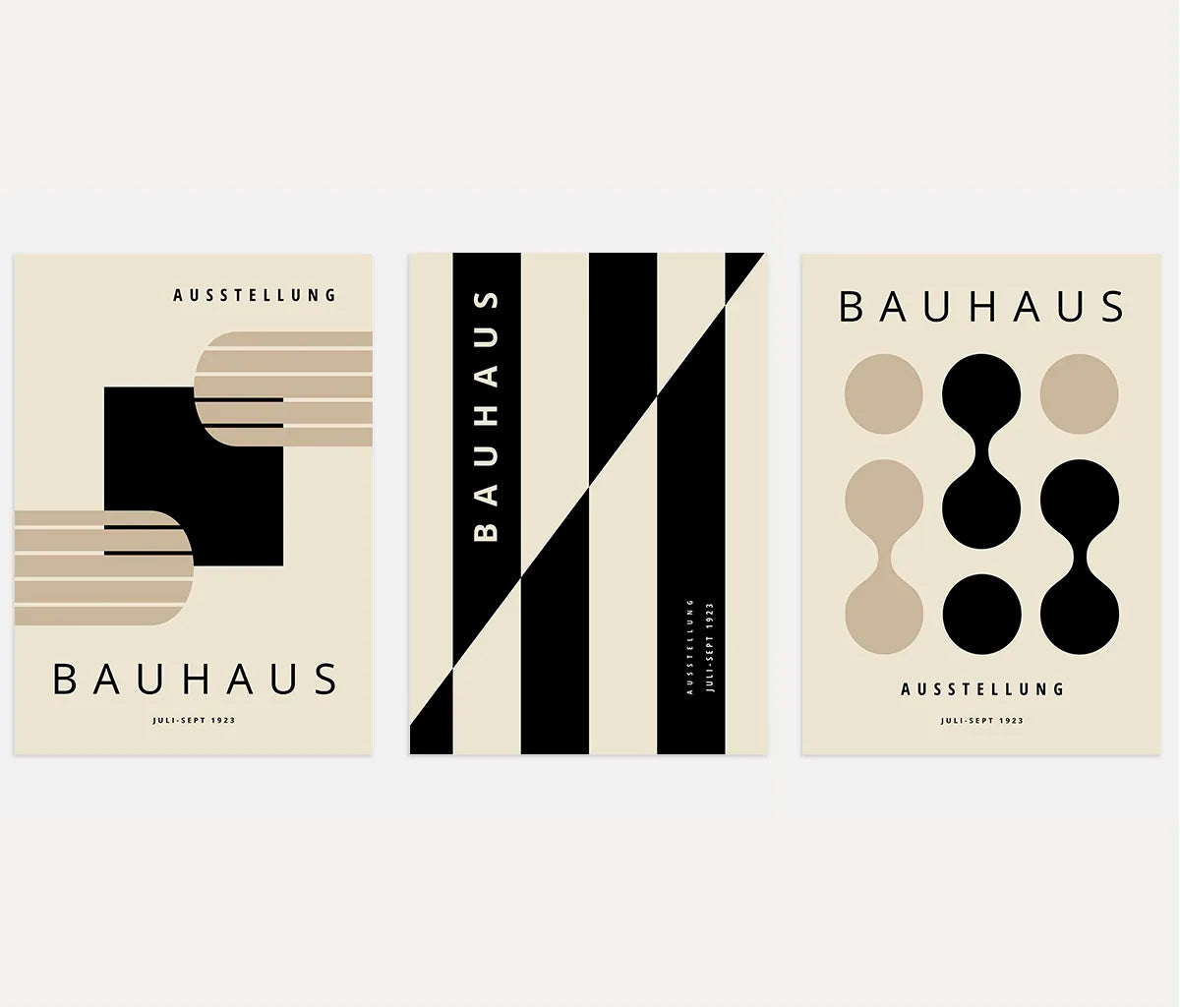 Bauhaus – Set di 3 Poster