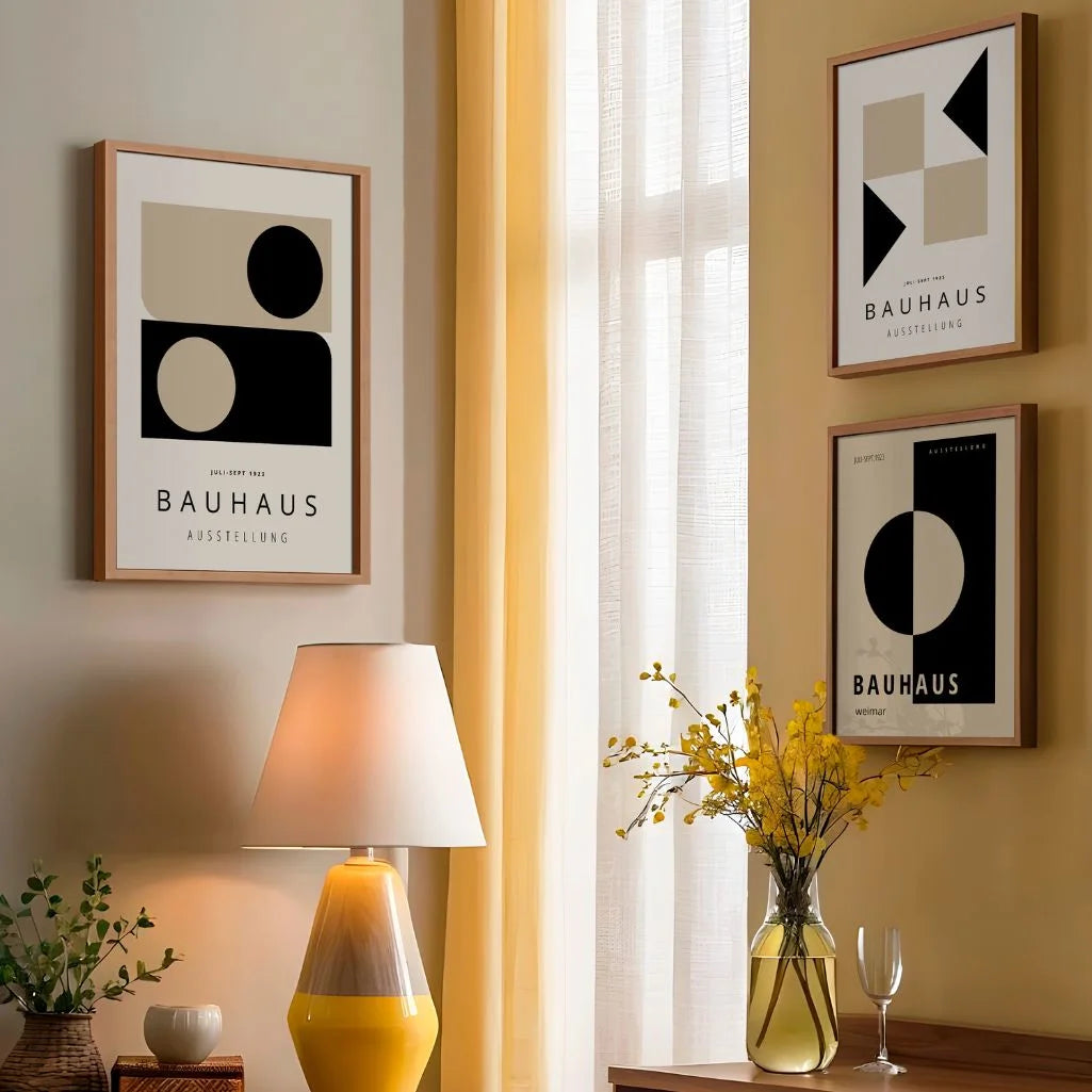 Poster Bauhaus – Stampe geometriche moderne