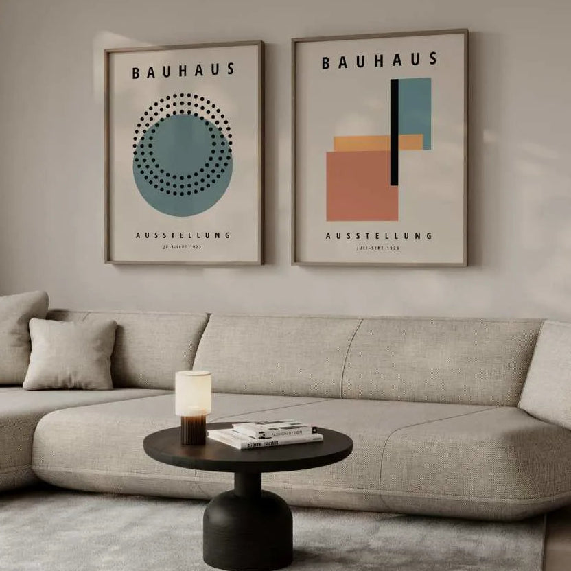Set di 2 Poster Bauhaus