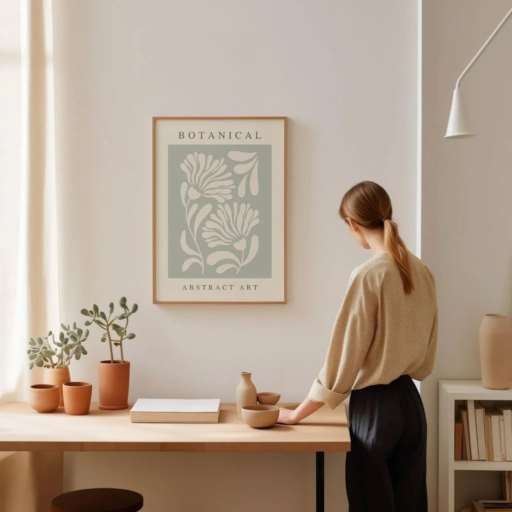 botanical flowers poster bedroom botanical wall art