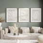 cream abstract posters minimal interior decor