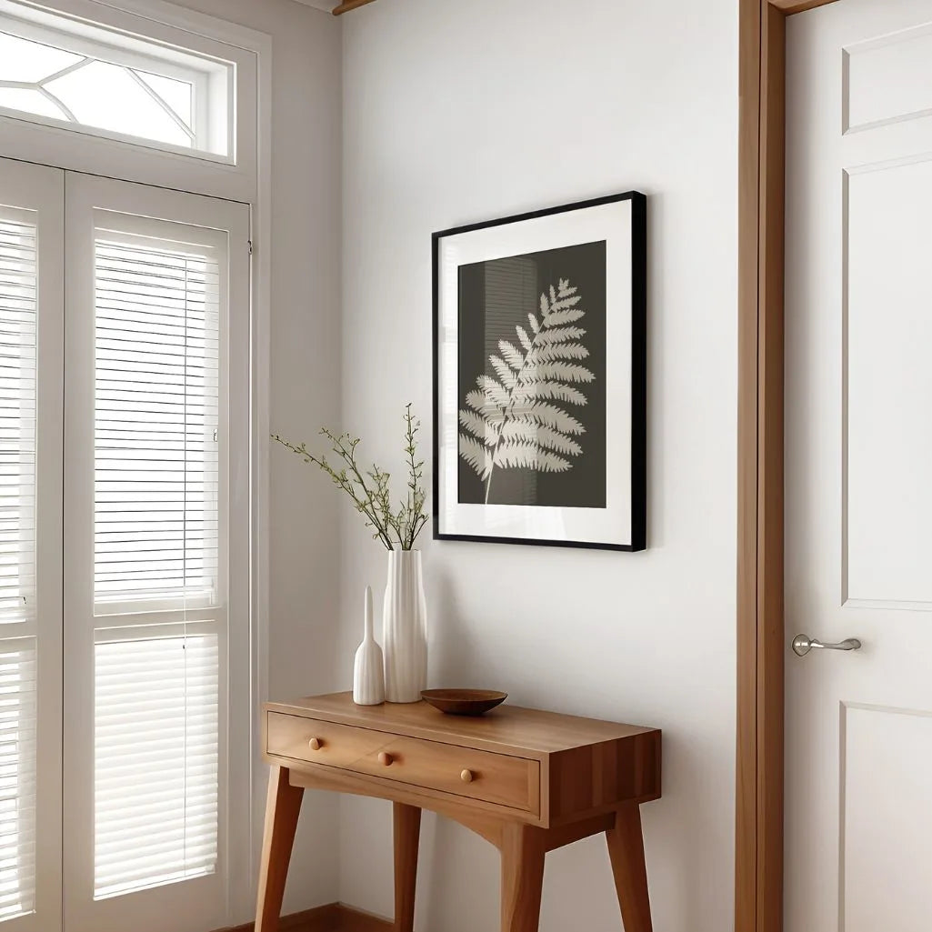 fern botanical poster living room natural decor