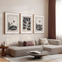 graphic floral poster set gallery wall modern abstract decor