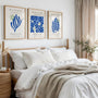 henri matisse blue flower posters living room wall decor