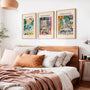 Henri Matisse Collioure landscape poster set with expressive brushstrokes and vivid colors