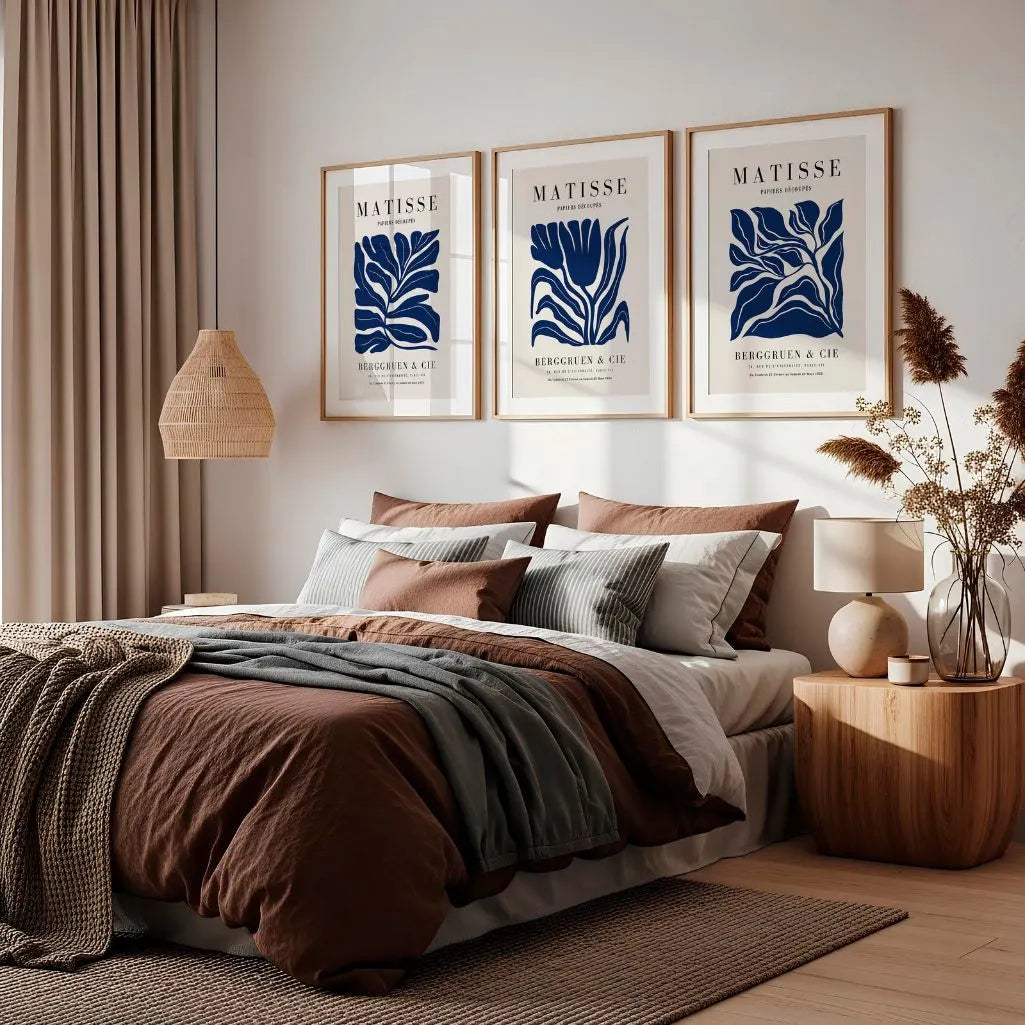 henri matisse decorative blue gallery wall posters