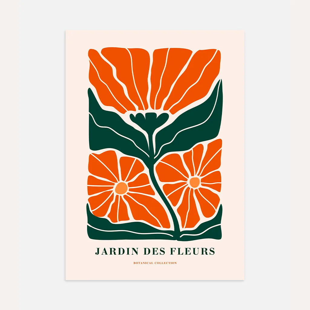 henri matisse jardin des fleurs poster wall art