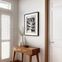 botanischer blätter poster im wohnzimmer minimalistische wanddekoration
