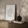 motivational quote poster home office wall art