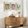 Henri Matisse open window painting poster set with colorful coastal view for home decor
