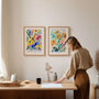 matisse floral wall art modern interior