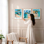 mediterranean coast posters summer wall decor