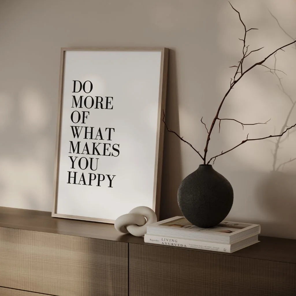 motivational quote poster home office wall art