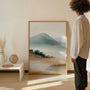 mountain gallery wall watercolor poster