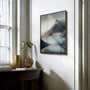 mountain lake poster reflection landscape wall art