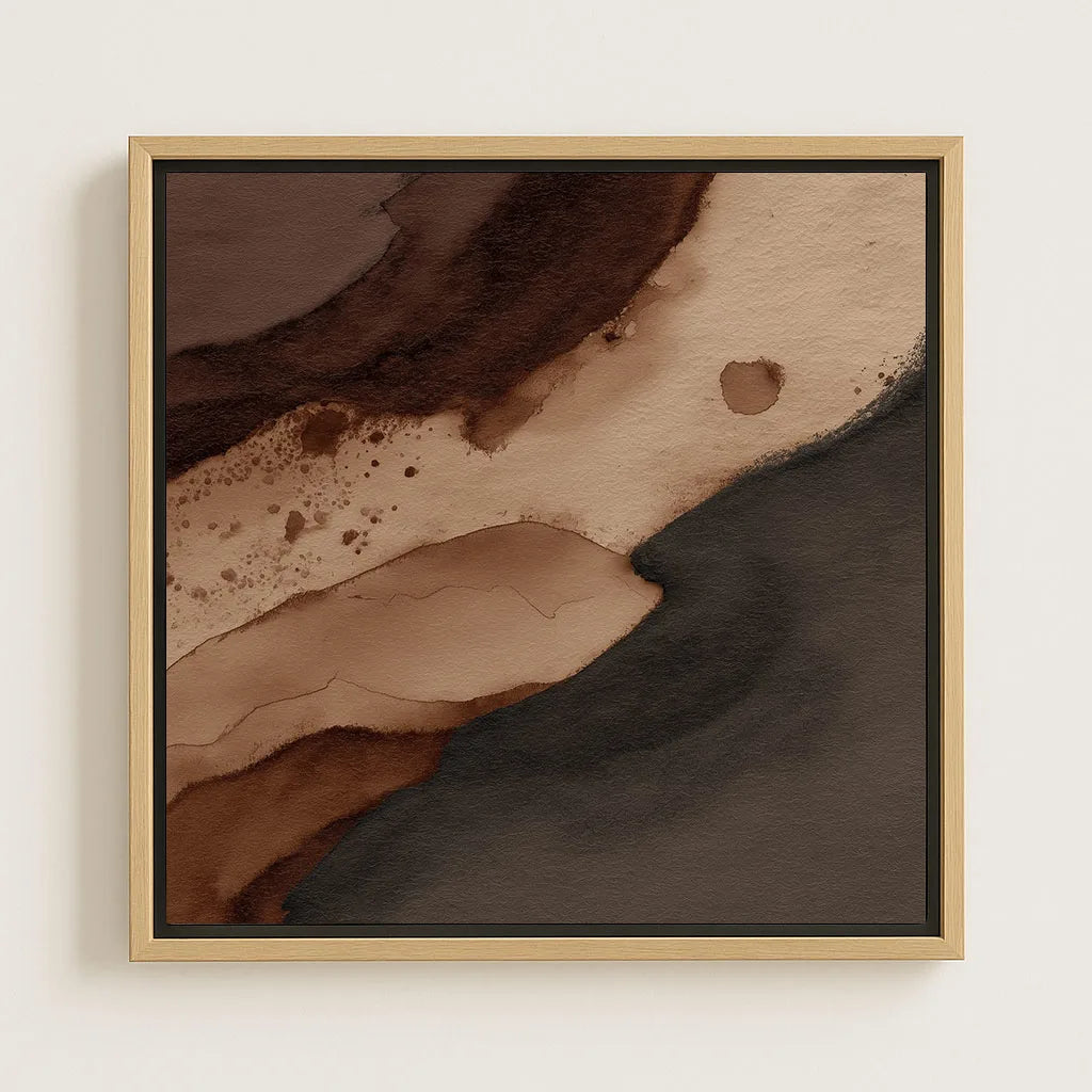 Tela incorniciata – Paesaggio caffè