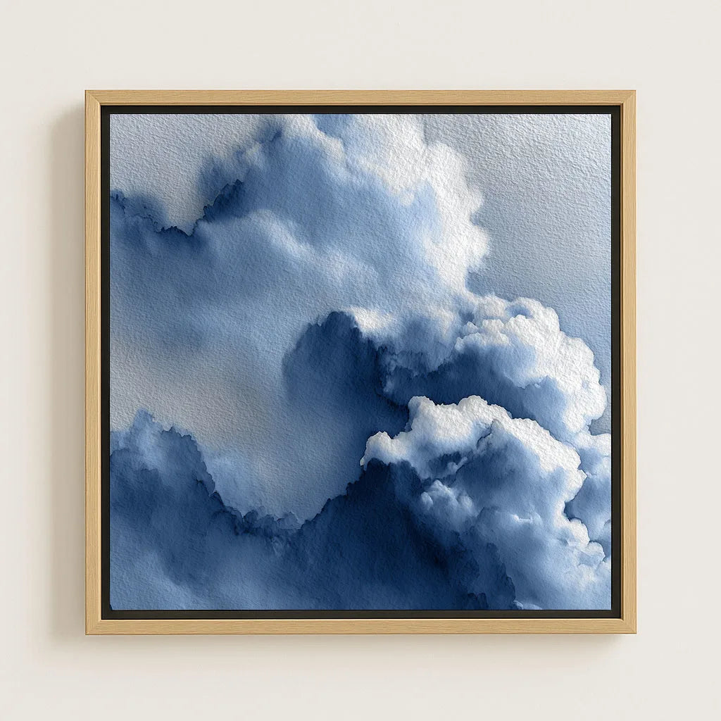 Tela incorniciata – Nuvole blu
