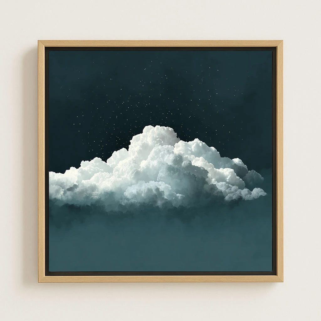 Tela incorniciata – Cielo verde
