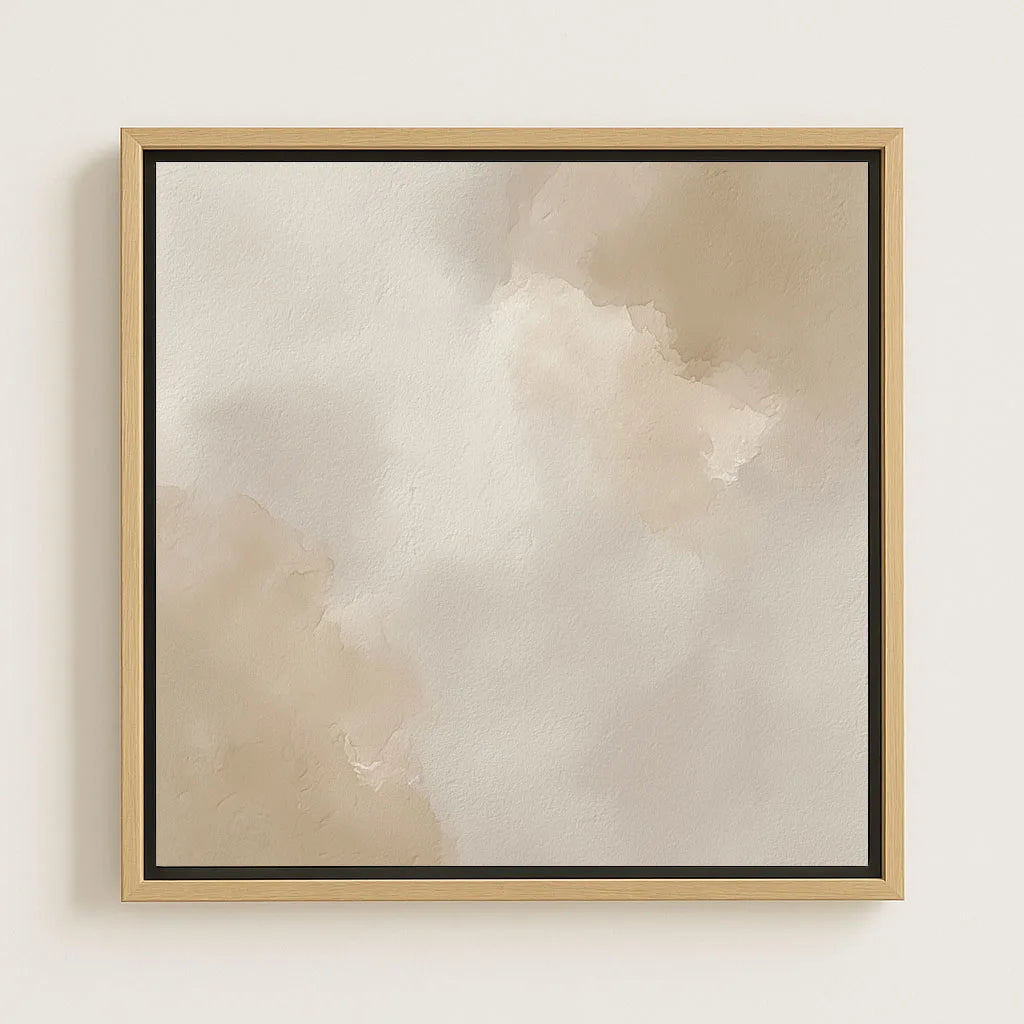 Tela incorniciata – Astratto beige