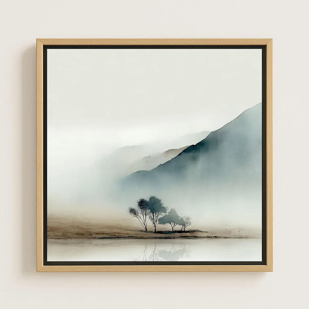 Tela incorniciata – Nebbia del mattino