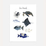 sea friends poster kids wall art